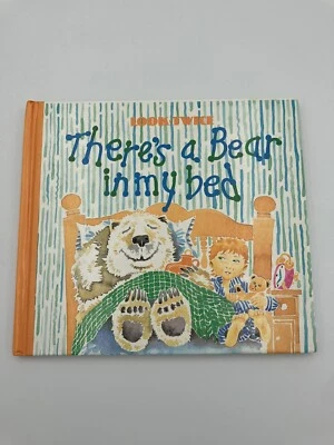 There's A Bear In My Bed Look Twice 1987 First Hardcover AJ Wood Chris Forsey - Image 1 of 4