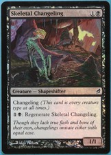 Skeletal Changeling FOIL Lorwyn NM Black Common MAGIC CARD (ID# 223031) ABUGames