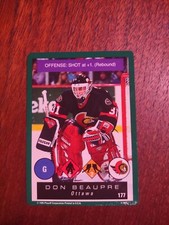 Don Beaupre Ottawa Senators 1995-96 Playoff Offense Shot One of One #177
