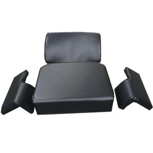 4 pc Wooden Seat Set w/ Cushion Fits John Deere 350 350B-C 450 450B-C 550 - Picture 1 of 12