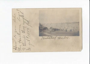 Vintage RPPC - Marblehead Harbor, MA - Posted 1907 - Fair Condition - Picture 1 of 2