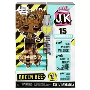 LOL Surprise! Mini Muñeca de Moda JK QUEEN BEE 15 Sorpresas Cabello Real NUEVO Y SELLADO - Imagen 1 de 3