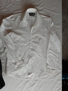 Men's Shirt Primark Size 15.5 Collar Slim Fit White 181 - Picture 1 of 10
