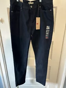 Levis Brand New W/Tags Dark Blue Women’s Jean Skinny Leggings 16M/33 - Picture 1 of 4