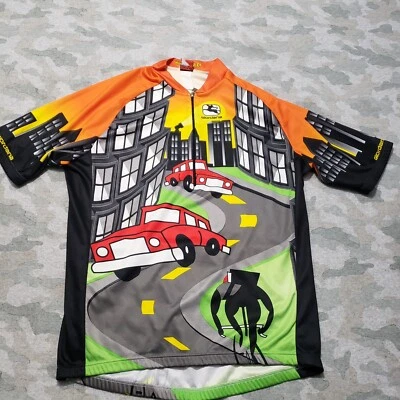 Camisa de Ciclismo Giordana Para Hombre Multicolor Cuarto Cremallera Manga Corta Tres Bolsillos Foto 1 de 4