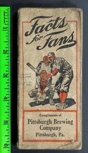 Antique 1914 Pittsburgh Brewing Baseball 95 Page Stat Booklet (Decent Cond) - Picture 1 of 6