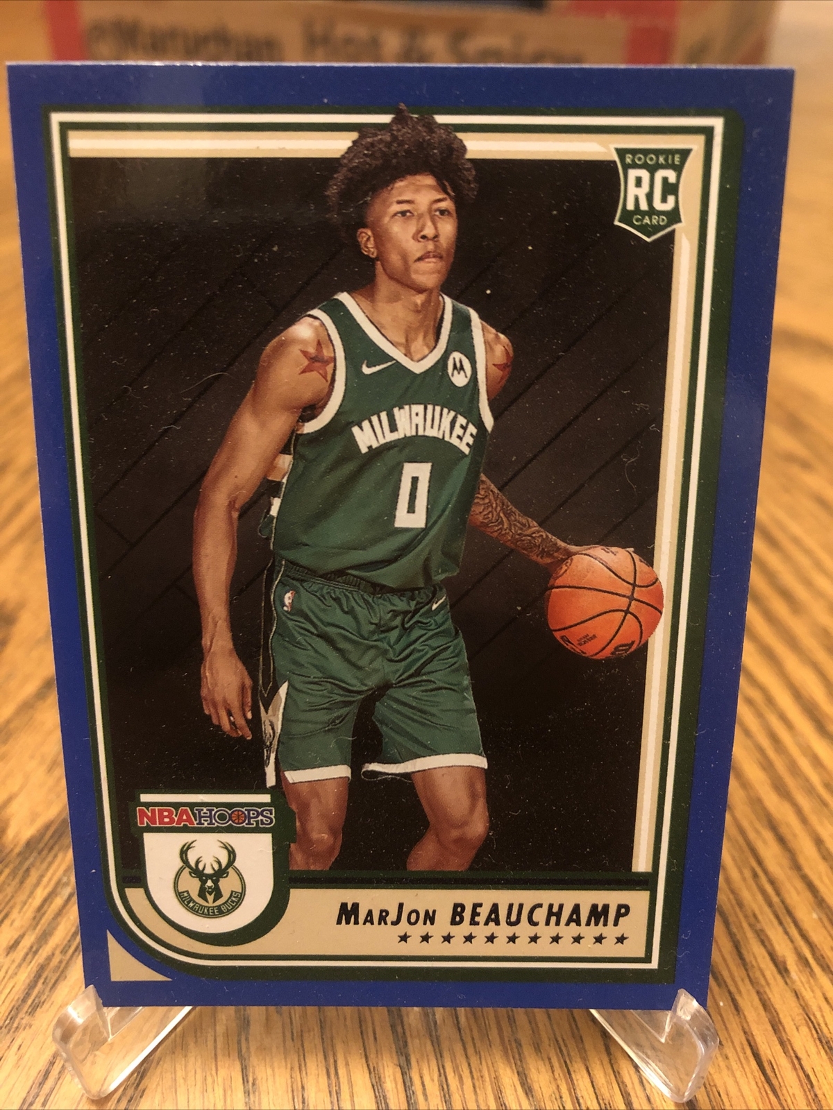 2022-23 Hoops Basketball MarJon BEAUCHAMP Blue Parallel Rookie Card RC # 254