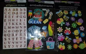 Special Momen Dimensional Sammelalbum Aufkleber rosa Buchstaben Sommer Urlaub Bienen - Bild 1 von 2