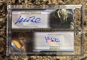 2021 Star Wars Masterwork General Grievous Old Daka Dual Auto 6/25 - Picture 1 of 2