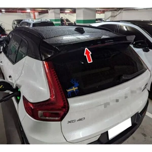 Glossy Black Fits FOR VOLVO XC40 EX40 SUV NEW Rear Roof Spoiler Wing 2018-2024 - Picture 1 of 5