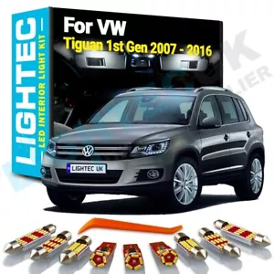 PREMIUM for VW TIGUAN 2008-2016 INTERIOR UPGRADE LED LIGHT BULB KIT - Picture 1 of 4