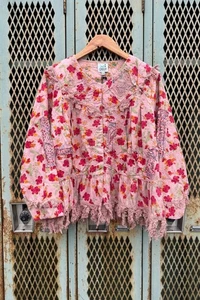 Chaqueta Jaded Gypsy Boho Hippie Strawberry Fields - Imagen 1 de 7