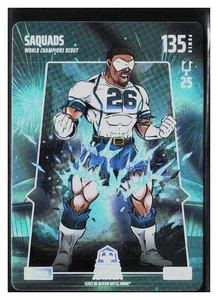 Bo Jackson Battle Arena #PHI-22 Saquads Saquon Barkley Ice Foil Superbowl SP - Bild 1 von 2