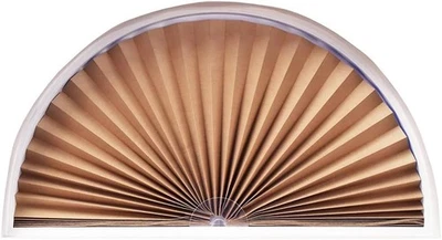 Redi Shade No Tools Original Arch Light Blocking Pleated 72"W x 36"H, Natural  - Image 1 of 4