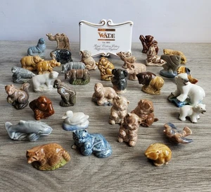 Vintage Wade Whimsies Figurines & Ceramic Advertising Sign Collection Bundle Lot - Picture 1 of 8