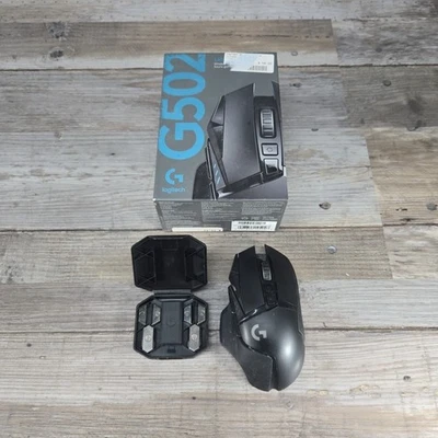Logitech G502 Lightspeed Wireless Gaming Mouse Tunable Weights No Dongle/Cord - Image 1 of 4