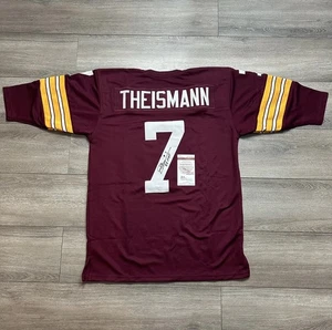 JOE THEISMANN Autographed/Signed 83 MVP Washington Burgundy Jersey JSA COA Auto - Picture 1 of 6