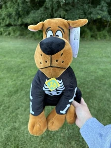 Scooby Doo Skeleton Costume Plush Stuffed Animal 17” Tall Dog Halloween Toy NWT - Picture 1 of 17