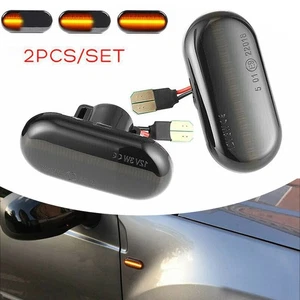 12V LED Side marker Light Parts Replacement Smoked Lens 3000K High Quality - Picture 1 of 8