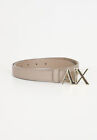 ARMANI EXCHANGE Cinture Donna Beige  Cintura beige da donna con fibbia logo