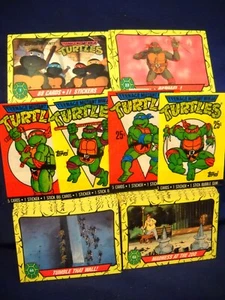Juego de cartas coleccionables Topps Teenage Mutant Ninja Turtles 1989 serie de televisión 1 base - Imagen 1 de 5