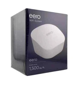 EERO WIFI Mesh Router J010001 Dual Band 2.4 GHz and 5GHz 1500Sq Ft Coverage NEW - Picture 1 of 8