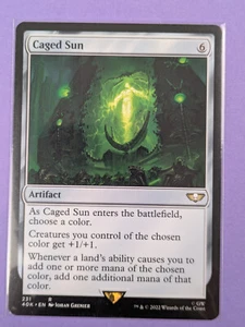MTG Magic: Warhammer 40,000 Commander: Caged Sun #231 Rare - NM - Picture 1 of 2