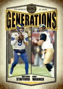 Kurt Warner / Matthew Stafford 2022 Legacy Football - Generations #G-6 - - Picture 1 of 2