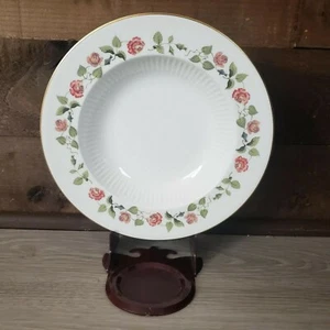 Vintage WEDGWOOD china INDIA ROSE pattern Rim Soup or Salad Bowl - 8.2" - Picture 1 of 4