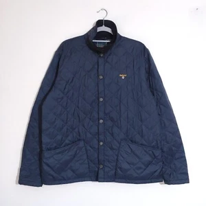 Barbour Liddesdale Quilted Jacket XL Navy Blue Heritage Outdoor Country Coat Men - Picture 1 of 12
