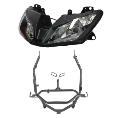 Headlight Assembly & Fairing Stay Bracket Fit For Kawasaki Ninja 300 2013-2017 - Image 1 of 4