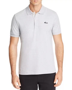 NWT Authentic Mens Lacoste Camo Croc Pique Polo Shirt Silver Chine 6 (XL) $98 - Picture 1 of 5