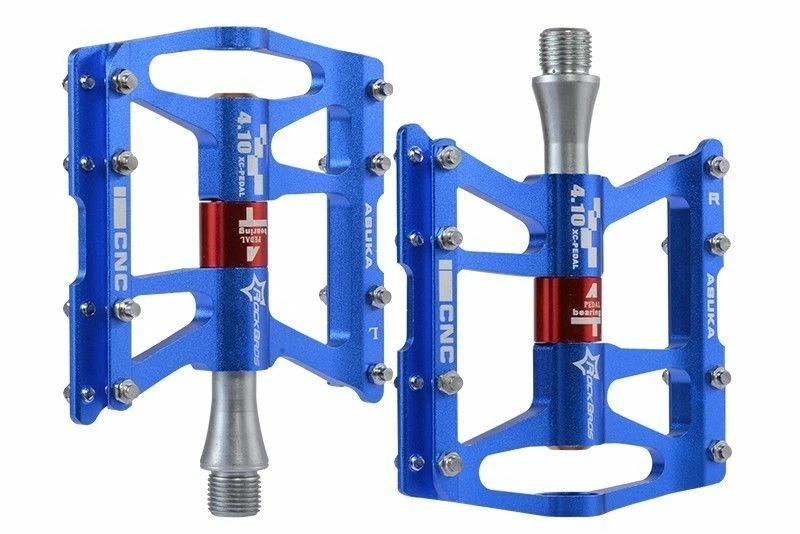 ROCKBROS Bicycle 4 Sealed Bearings Pedals Bike Aluminum alloy Pedels 9/16" 2Pcs - Image 1 of 4