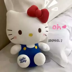 Hello Kitty Plush Toy Sanrio Doll Kawaii Stuffed Animal Cushion Pillow Gift - Picture 1 of 8