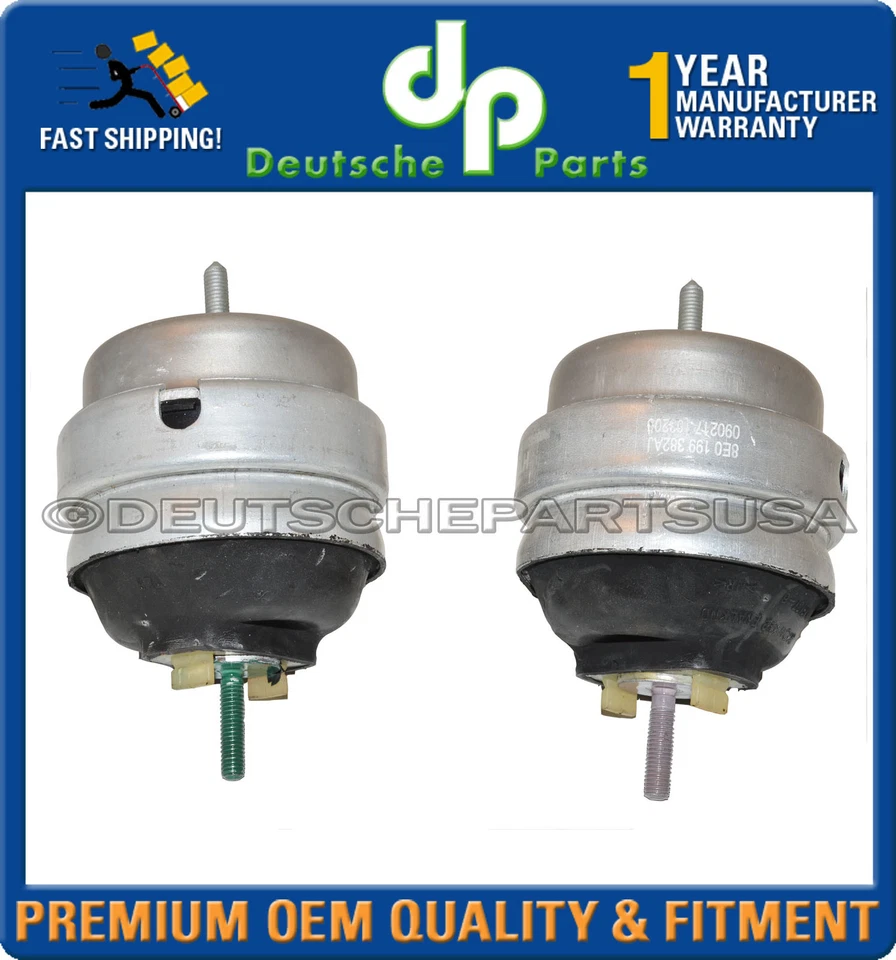 Juego 2 soportes de montaje manual izquierdo + derecho motor AUDI A4 2.0 L4 Foto 1 de 1