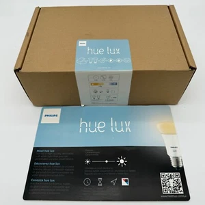 Philips Hue Lux Kit 2 bulbs + Bridge in White E26 - 2GHz 750 lumen - Picture 1 of 6