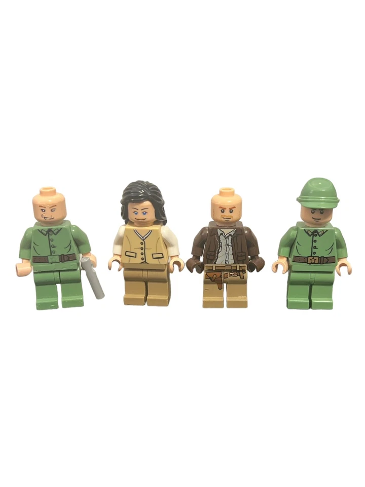 Lego Indiana Jones iaj001 2 guardias rusos iaj017 iaj013 e iaj019 minifiguras Foto 1 de 4