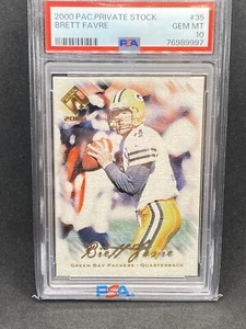 BRETT FARVE 2000 PACIFIC PRIVATE STOCK # 35 PSA 10 - Picture 1 of 2