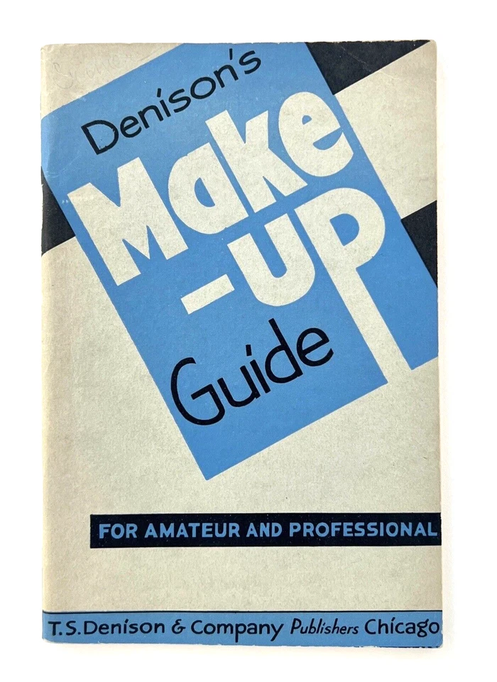 DENISON'S MAKE-UP GUIDE ADVERTISING SALES CATALOG 1940 COSTUMES WIGS ETC. Foto 1 de 4