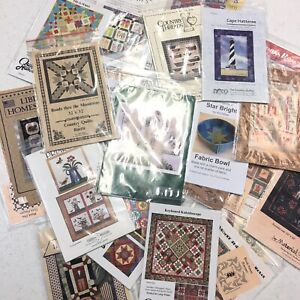 Pieced Applique Quilt Pattern 27 Mixed Lot Pieced Applique Templates New Used