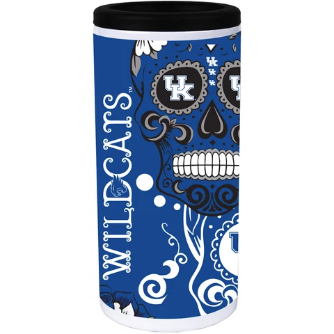 Kentucky Wildcats Dia Stainless Steel 12oz. Slim Can Cooler Cover