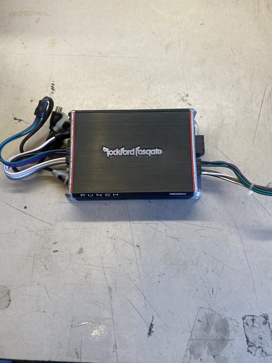 Rockford PUNCH PBR300X4 美品 Rockford Fosgate PUNCH PBR300X4