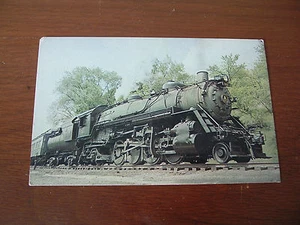 Vintage Foto Postkarte Baltimore & Ohio 421 Mikado Final Steam Run on B&O 1958 - Bild 1 von 2