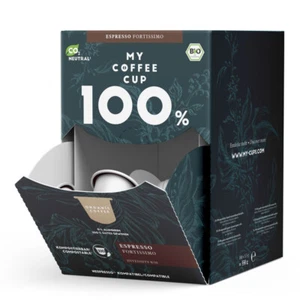 My-Cups Mega-Box Espresso Fortissimo 100 Kapseln, Bio, 0% Alu - Bild 1 von 2