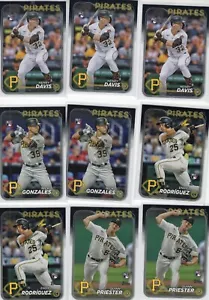Pittsburg Pirates 2021 & 2024 BASE/INSERTS/ROOKIES über 100 Karten - Bild 1 von 2