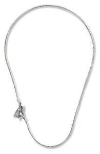 Collar clásico con palanca de corazón de maná de cadena de John Hardy en plata de ley - Imagen 1 de 4