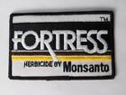 FORTRESS HERBICIDE MONSANTO VINTAGE PATCH AT BADGE FARM AGRICULTURE ADVERTISING