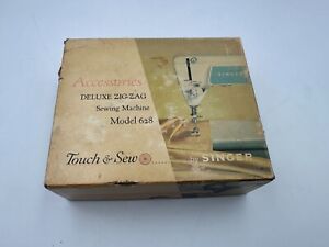 Accessories Deluxe Zig-Zag Sewing Machine Model 628 Touch & Sew by Singer