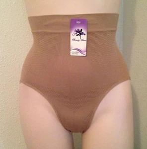 NWT HIGH-WAIST CINCHER FIRM SLIM CONTROL SEAMLESS GIRDLE PANTY ONE SIZE FIT MOST - Picture 1 of 4