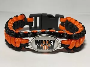 Pulsera Paracord Cincinnati Bengals NFL "WHO DEY NATION" NUEVO - Imagen 1 de 2